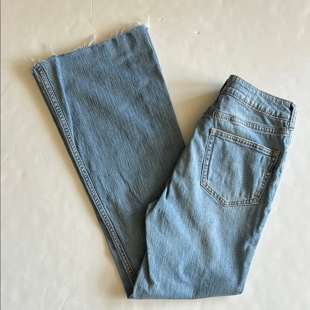 Anthropologie Pilcro High Rise Trouser Boot Leg Jeans size 27 - Picture 2 of 11
